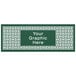 A green SelectSpace panel with a white square weave pattern.