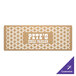 A SelectSpace hexagonal partition panel with a sand color and white text reading "Pete's Chilli's"