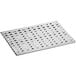 A stainless steel Mr. Bar-B-Q grill sheet with holes.