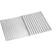 A Mr. Bar-B-Q stainless steel grill sheet with holes.