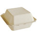 A white square container with a lid.