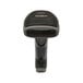 A close-up of a black and grey POS-X EVO 2D barcode scanner.