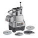 AvaMix Goliath Continuous Feed Food Processor with 4 Discs on a white background.