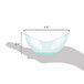 A hand holding a green Fineline Tiny Tureens bowl.