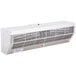 A white rectangular Curtron Air Pro air curtain with a white vent.