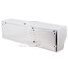 A white rectangular Curtron Air Pro air curtain with a white cord.