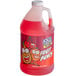 A jug of Jolly Rancher Fruit Punch slushy concentrate on a counter.