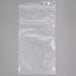 An ARY VacMaster clear plastic vacuum packaging bag with a zipper.