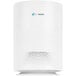 A white cylindrical Guardian Technologies air purifier with a small hole on top.