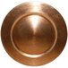 Tabletop Classics TRC-6651 13 inch Copper Round Acrylic Charger Plate
