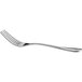 An Acopa stainless steel dinner fork with a silver handle on a white background.