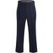 Henry Segal men's navy pleated front suit pants. A close-up of a pair of dark blue pants with pockets.