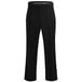 Henry Segal men's black pleated front suit pants. A pair of black pleated dress pants.