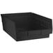 A black plastic Regency shelf bin.