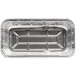 A D&W aluminum foil loaf pan.