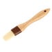 A 1"W wooden Boar Bristle Pastry / Basting Brush.