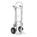 A silver and black Lavex 2-in-1 convertible hand truck.