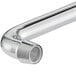 a silver pipe with a hole