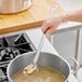 a close-up of a spoon in a pot