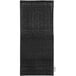 A close-up of a black Front of the House woven silverware pocket.