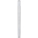 A long metal rod with a long cylindrical end on a white background.