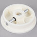 VacPak-It white plastic wheel with metal rods.