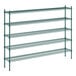 A green metal Regency 5-shelf kit.