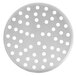 An American Metalcraft perforated aluminum pizza pan with a white background.