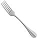 A RAK Porcelain Baguette dinner fork with a white handle.