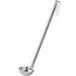 A stainless steel long-handled ladle with a bowl.