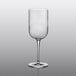 A clear Luigi Bormioli Sublime red wine glass on a white background.