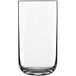 A Luigi Bormioli Sublime long drink glass with a curved edge.