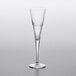 A Luigi Bormioli Elegante wine flute with a clear glass and long stem.