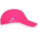 A pink Headsweats cap with white trim.