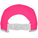 A pink Headsweats hat with a white strap.