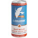 A white and blue La Colombe can of Pumpkin Spice Latte with a white dove logo.