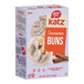 A box of Katz Gluten-Free Individually Wrapped Cinnamon Rolls.