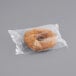 A Katz Gluten-Free Cinnamon Sugar donut wrapped in plastic.