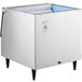 A white rectangular Hoshizaki ice storage bin with a stainless steel finish.