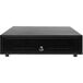 A black rectangular Star printer driven cash drawer.