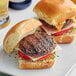 Two Rastelli's American Wagyu sliders on a plate.