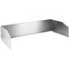A stainless steel Backyard Pro wind guard with metal sides.
