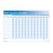 A large 2026 vacation schedule planner with columns for each month and rows for employee names.
