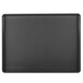 A black rectangular Cambro dietary tray.