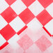 Red and white checkered deli wrap paper.