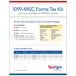 The ComplyRight 1099-MISC Tax Kit on a white background.