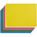A stack of colorful rectangular Choice cutting boards.