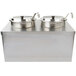 APW Wyott CWM-2SP Full Size 22 Qt. Insulated Countertop Food Cooker / Warmer for Soup with Drain - 120V
