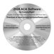 A silver CD with black text reading "2024 ACA Software" on it.