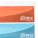 Permanent white Noble Products sink labels.